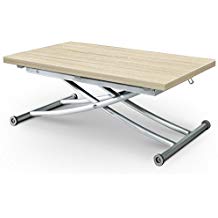 Table basse relevable depliante