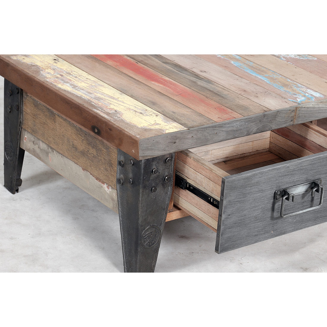 Table basse bois avec rallonge