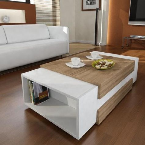 Table basse design heure
