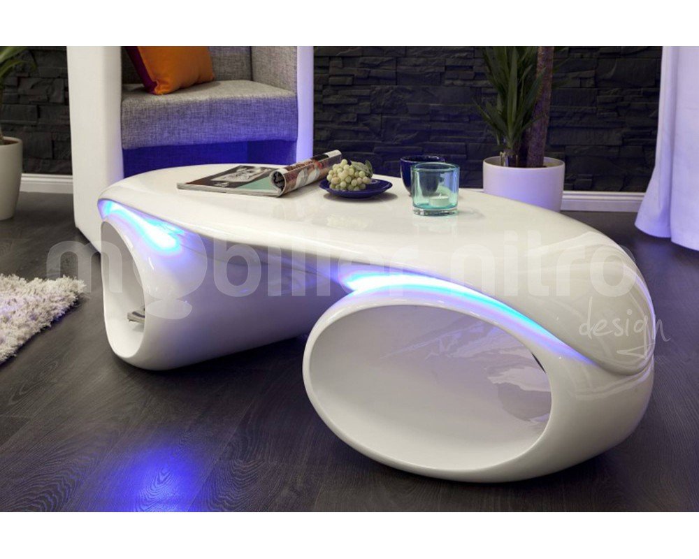 Table basse design lumineuse milazzi