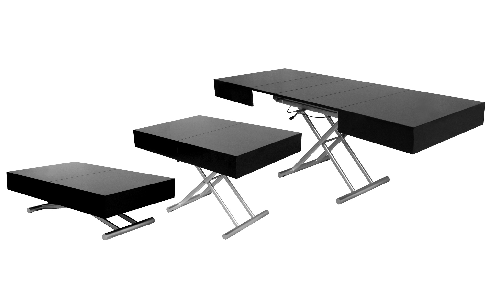 Table basse relevable transformable extensible ella