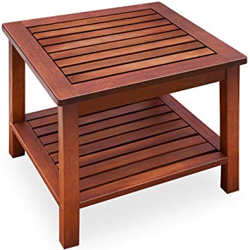 Table basse d'extérieur bois