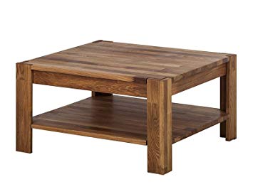 Table basse bois 70x70