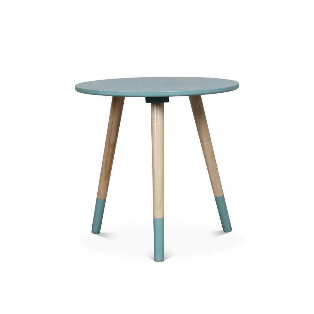 Table basse bleu scandinave