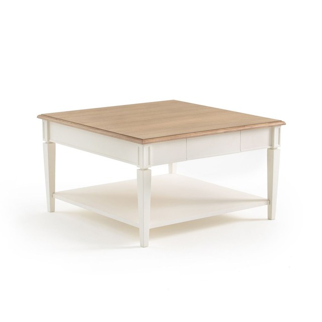 Table basse bois et verre la redoute