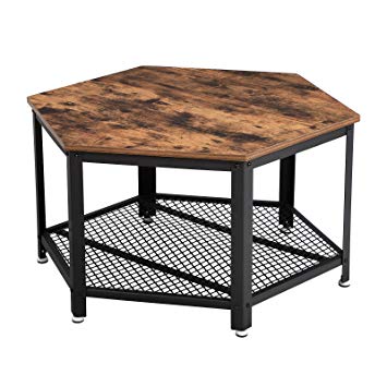 Table basse bois metal amazon