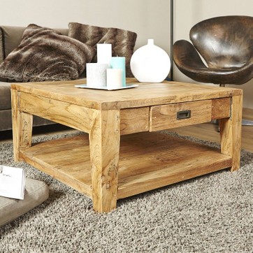 Table basse en bois de teck 80 boston