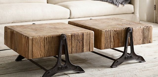 Table basse bois escamotable