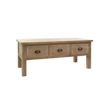 Table basse domino bois et chiffons