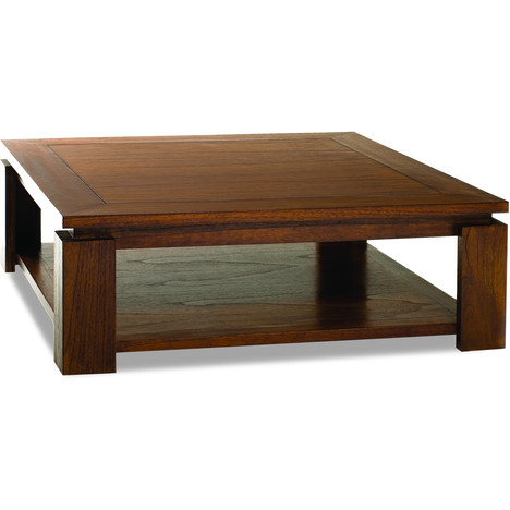 Table basse rectangulaire bois exotique