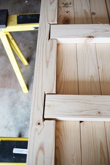 Table basse tasseau bois