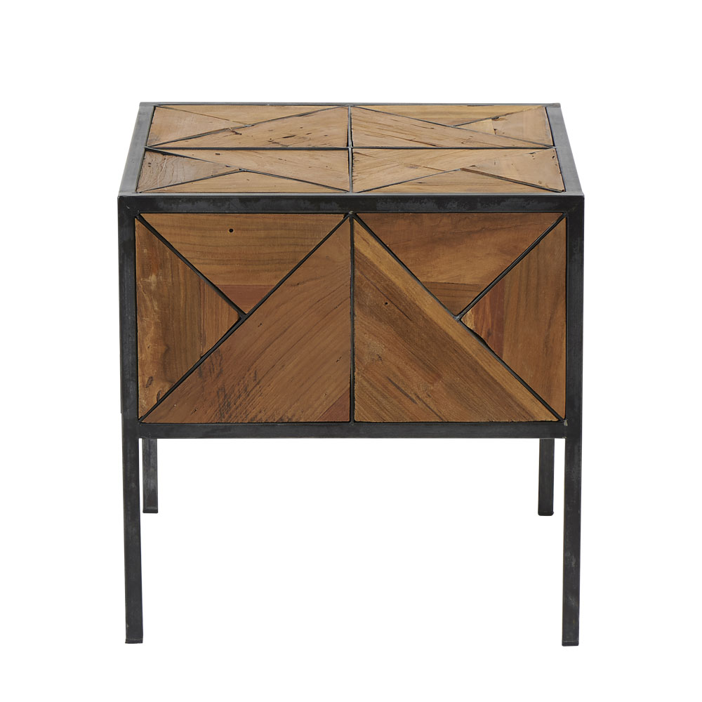 Table basse mozaic cocktail scandinave