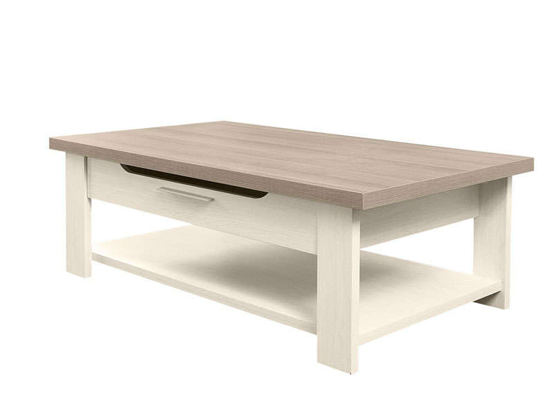 Table basse bois avec tiroir conforama