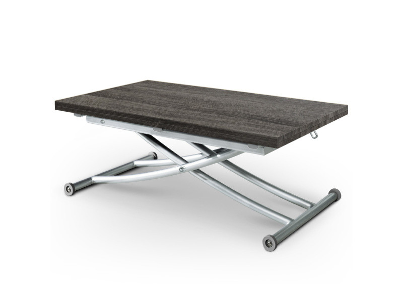 Table basse relevable carrera chene clair