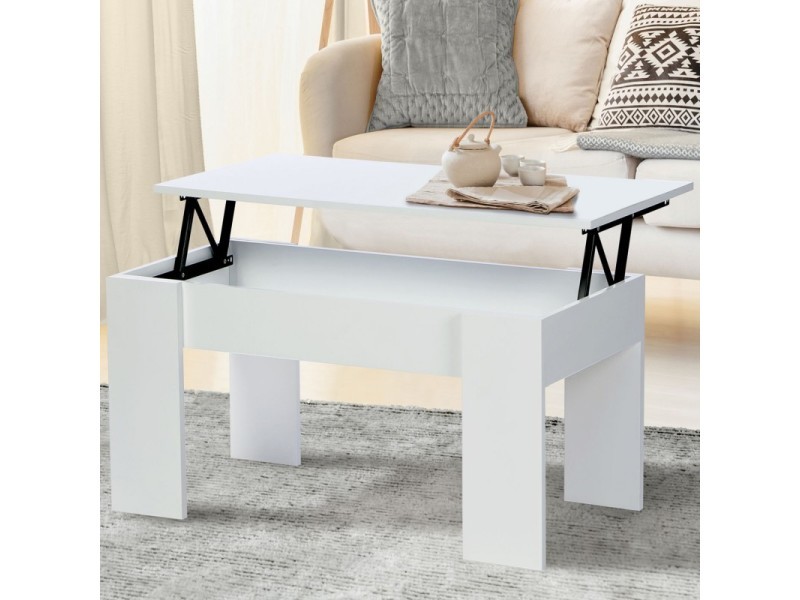 Table basse avec plateau relevable conforama