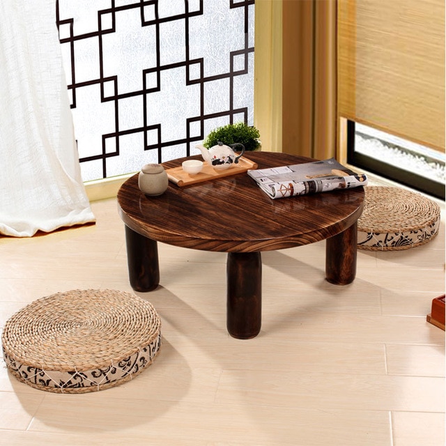 Table basse bois japonaise