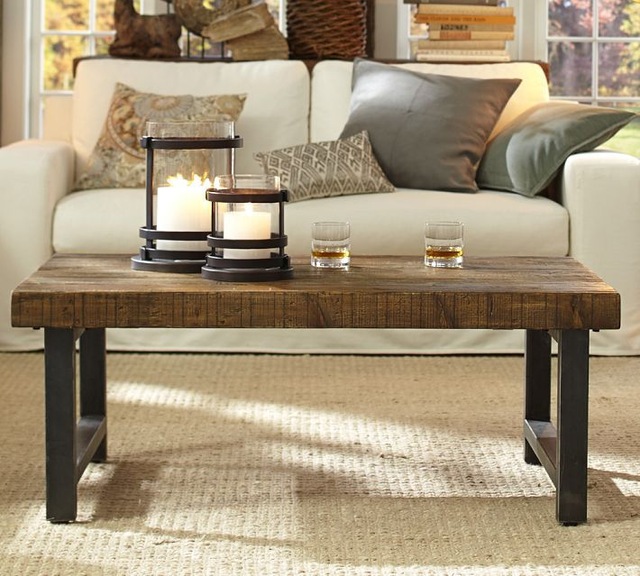 Table basse rustique bois