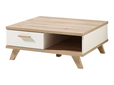 Petite table basse bois massif conforama