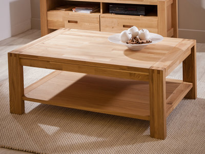 Table basse de salon en bois