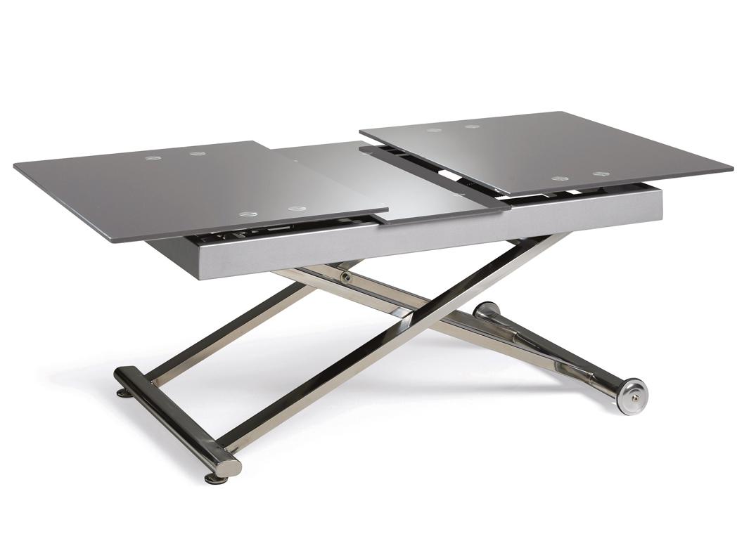 Table basse relevable extensible updown