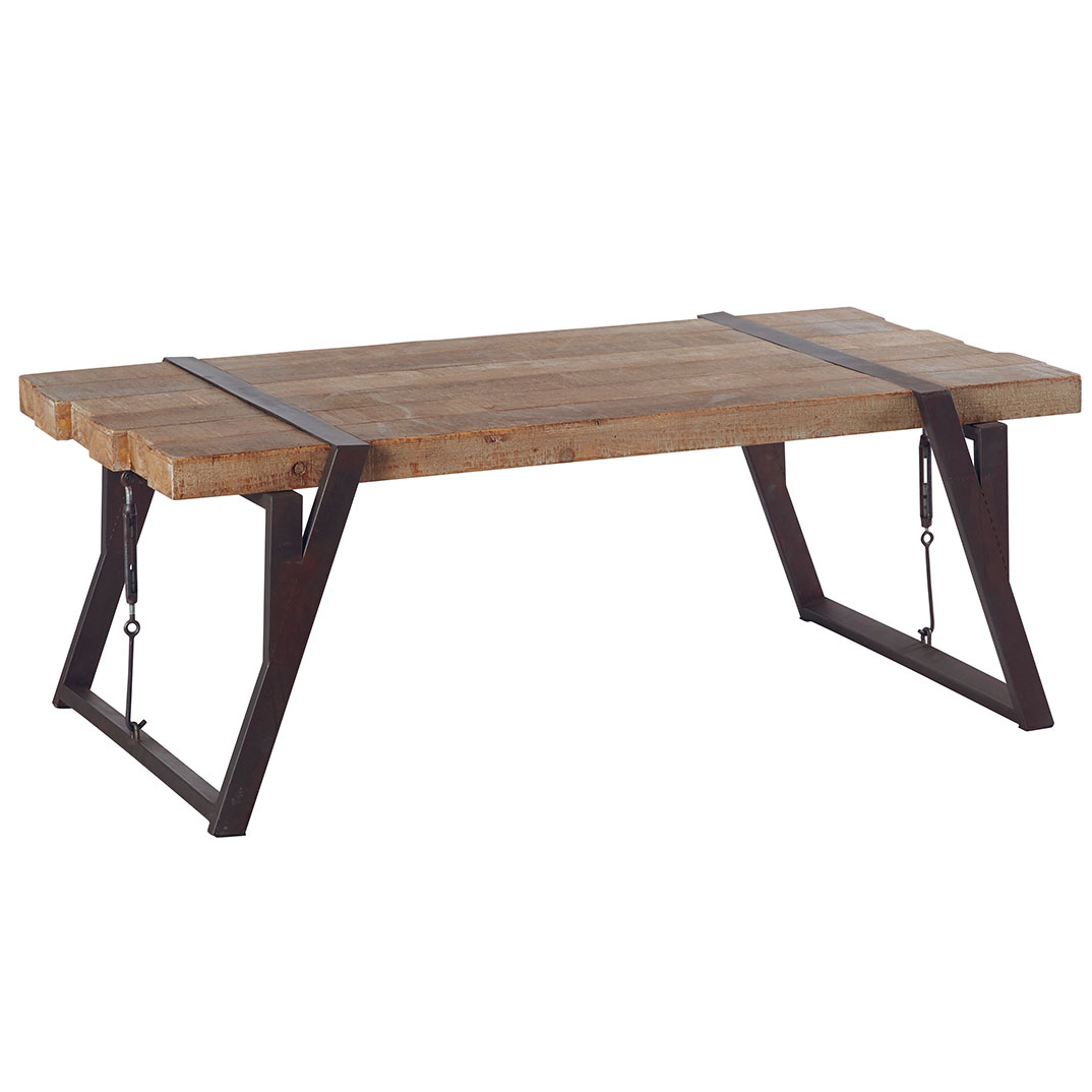 Table basse ambiance scandinave