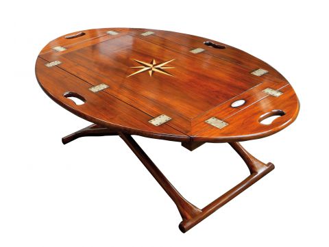 Table basse marine bois barque
