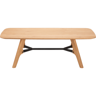 Table basse ronde bois rebord