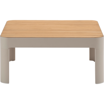 Petite table basse en bois exterieure