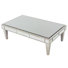 Table basse scandinave monica blanc