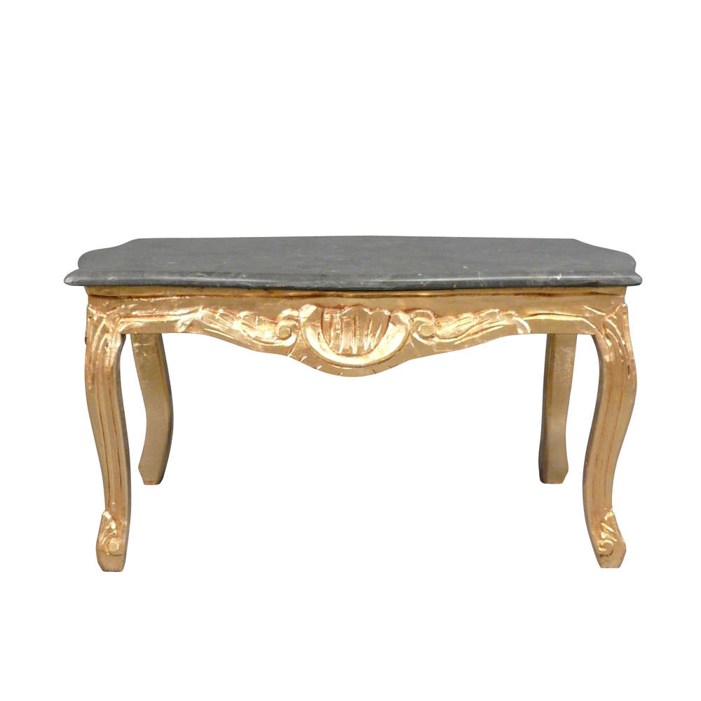 Table basse ronde verre bois metal
