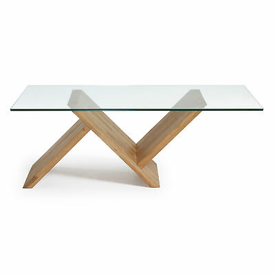 Table basse carré bois brut