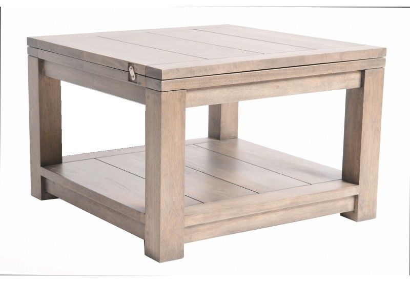 Table basse bois extensible