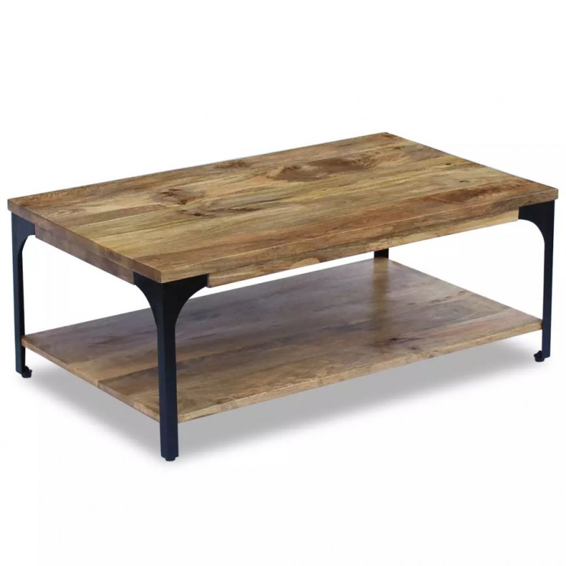 Table basse bois 100 cm