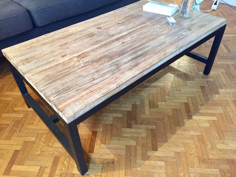 Table basse bois occasion