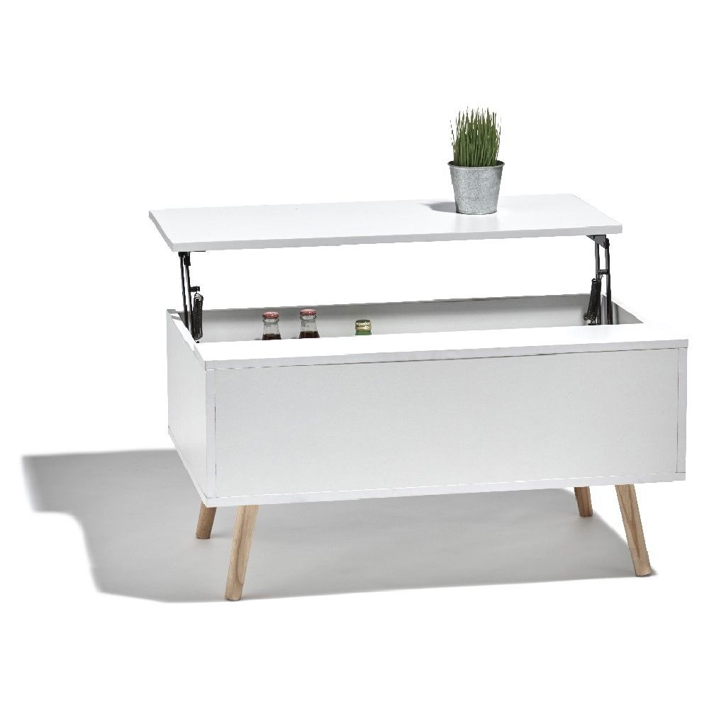 Gifi table basse bois