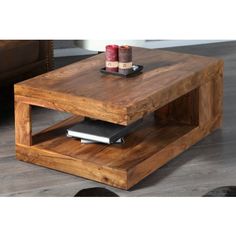 Table basse soldes bois