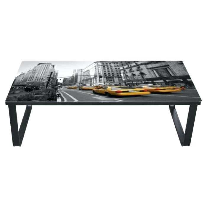 Table basse relevable topper