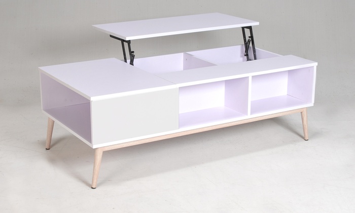 Table basse plateau relevable groupon