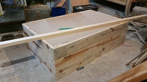 Table basse en bois fais maison
