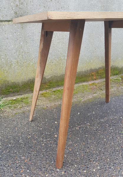 Table basse design bois naturel années 20-30