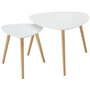 Petite table basse ronde style scandinave