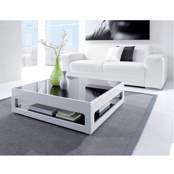 Table basse carré plateau relevable