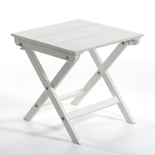 Table basse jardin bois pliante