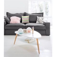 Décoration table basse scandinave