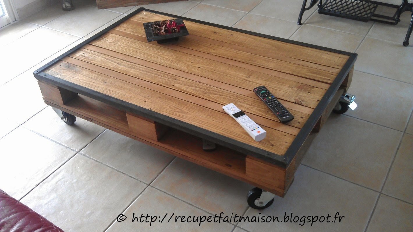 Table basse 2 palette