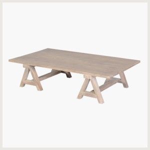 Tréteaux bois pour table basse