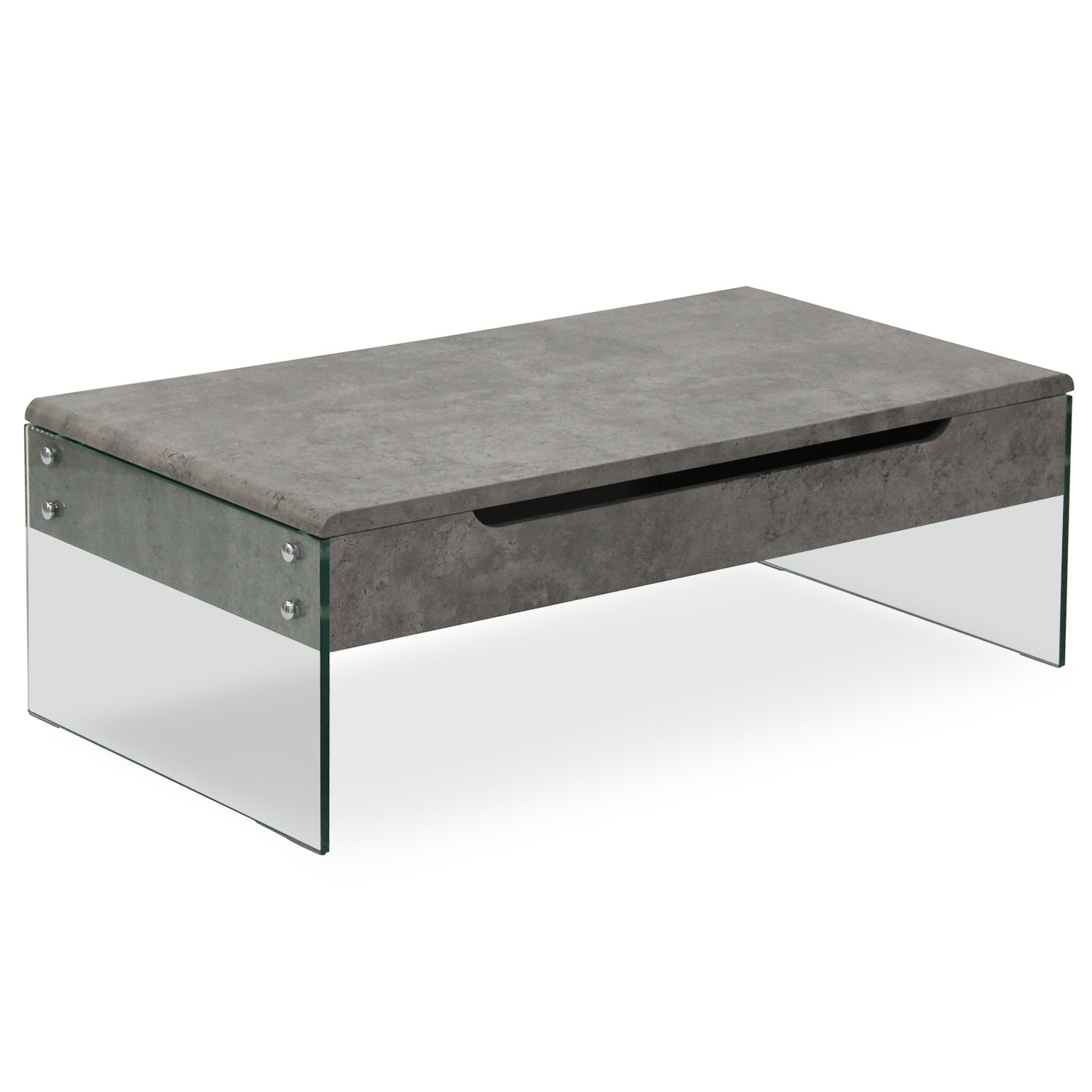 Table basse relevable ferguson effet marbre