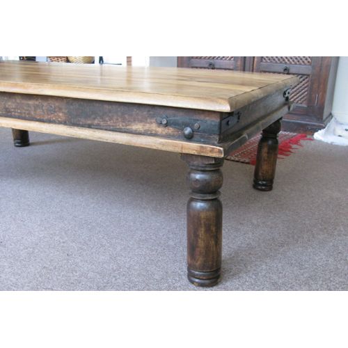 Table basse ferronnerie et bois