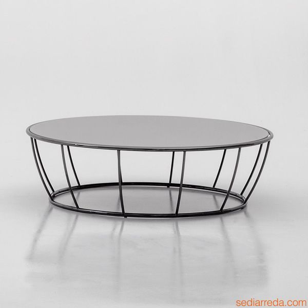 Table basse plexiglas bois