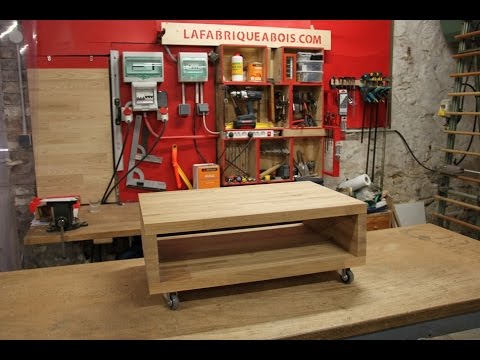 Comment fabriquer table basse bois